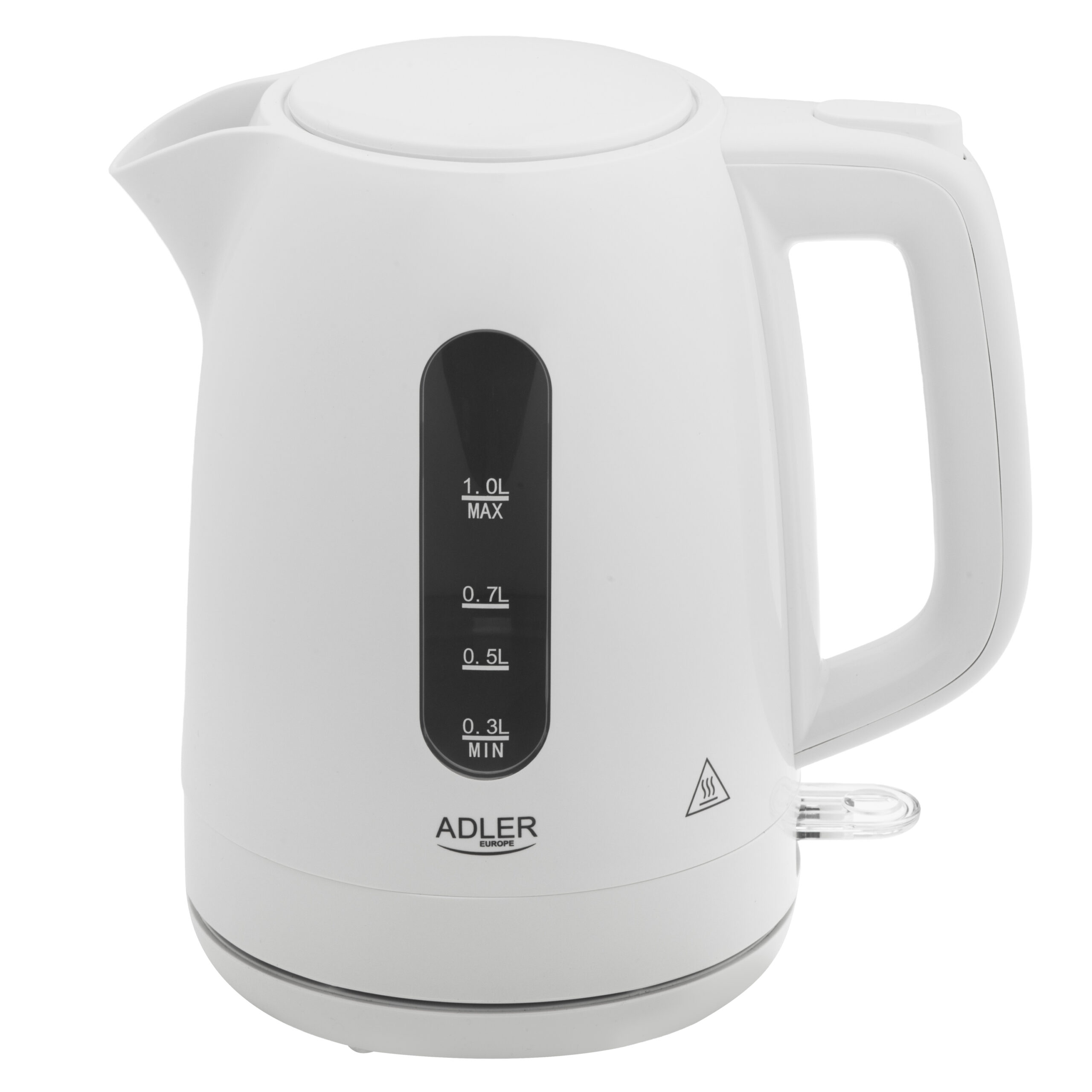 Adler Kettle | AD 1380w | Electric | 2200 W | 1 L | Polypropylene | 360° rotational base | White - Image 3