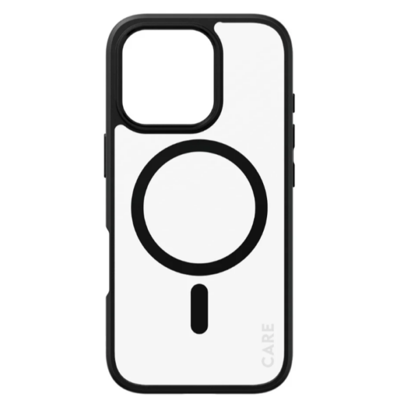 CARE Flagship Case | Back cover | Apple | iPhone 16 PRO | Recycled plastic | Black | MagSafe