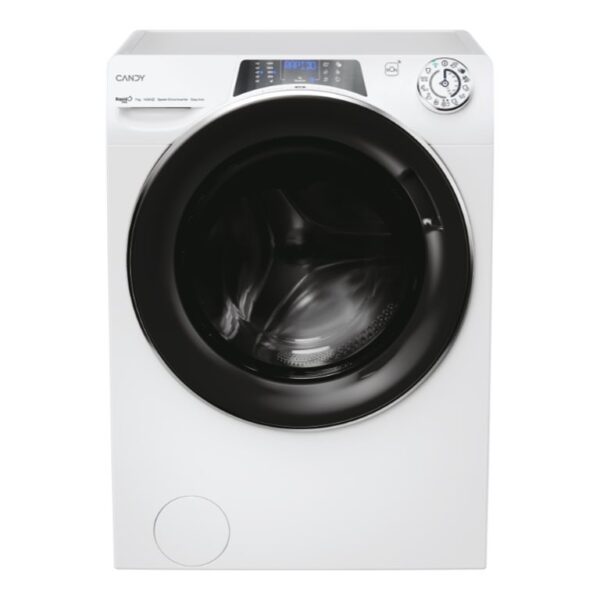 Candy Washing machine | RP4 476BWMBC/1-S | Energy efficiency class A | Front loading | Washing capacity 7 kg | 1400 RPM | Depth 45 cm | Width 60 cm | Display | 6-digit | Steam function | Wi-Fi | White