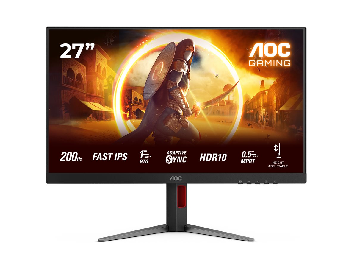 AOC | 27G4HA | 27 " | Fast IPS | FHD | 16:9 | 200 Hz | 0.5 ms | 1920 x 1080 pixels | 300 cd/m² | HDMI ports quantity 2 | Black - Image 14