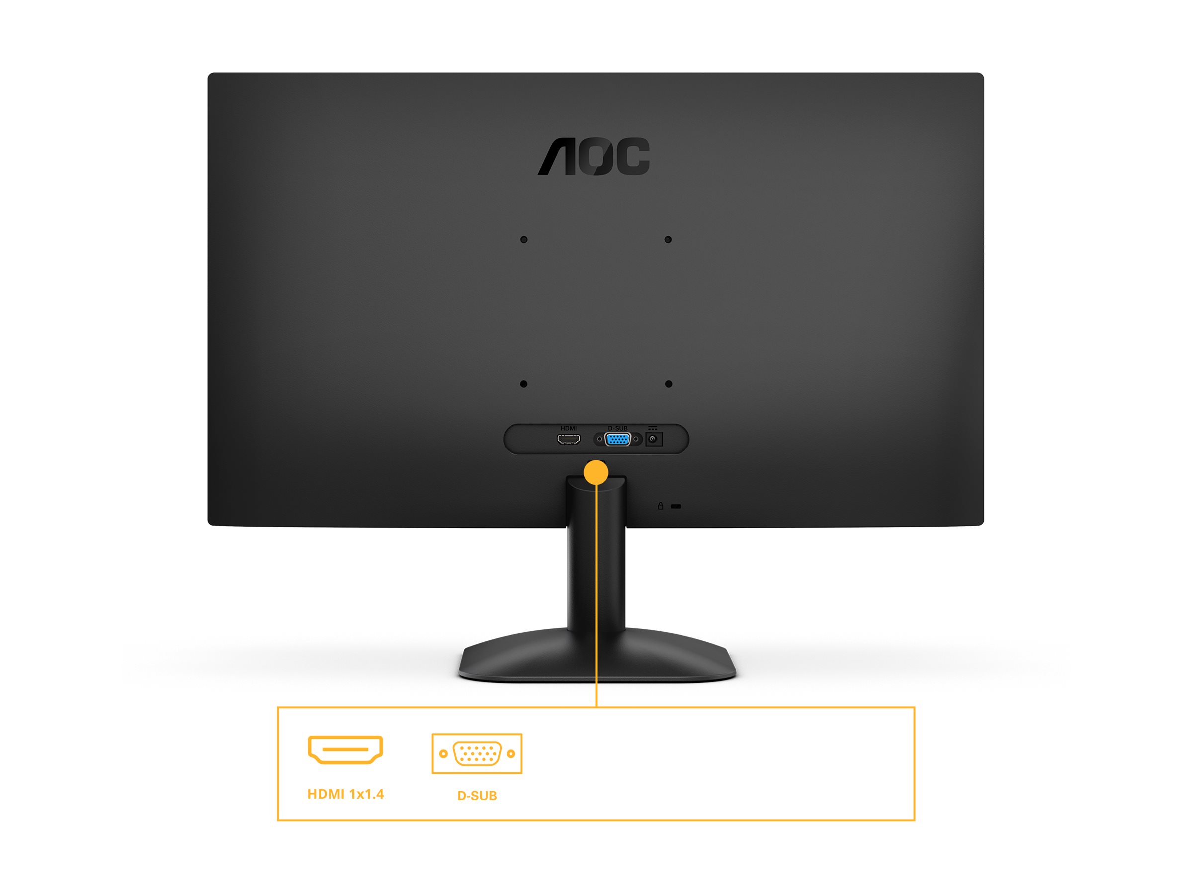 AOC | 24B31H | 24 " | IPS | FHD | 16:9 | 120 Hz | 1 ms | 1920 x 1080 pixels | 300 cd/m² | HDMI ports quantity 1 | Black - Image 25