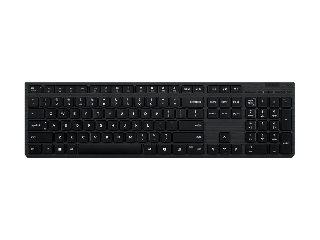 Lenovo Professional Wireless Rechargeable Keyboard | Keyboard | Wireless | Lithuanian | Bluetooth | Grey - Image 5