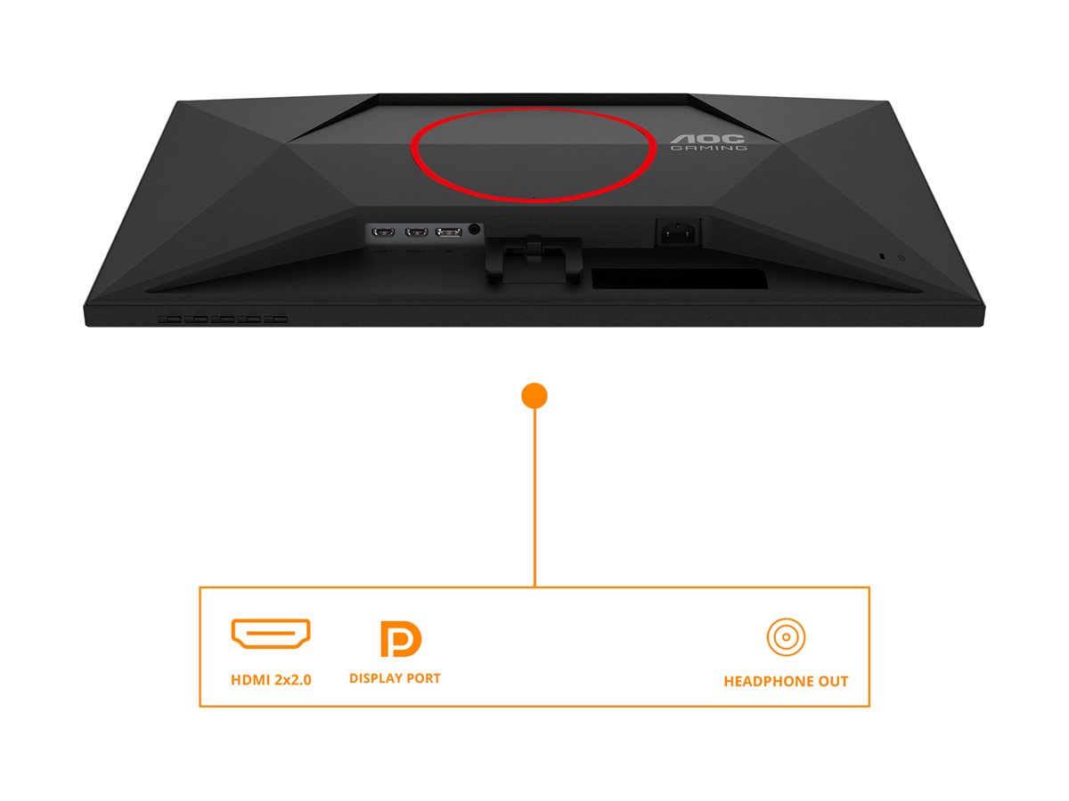 AOC | 27G4HRE | 27 " | Fast IPS | FHD | 16:9 | 200 Hz | 1 ms | 1920 x 1080 pixels | 300 cd/m² | HDMI ports quantity 2 | Black - Image 20