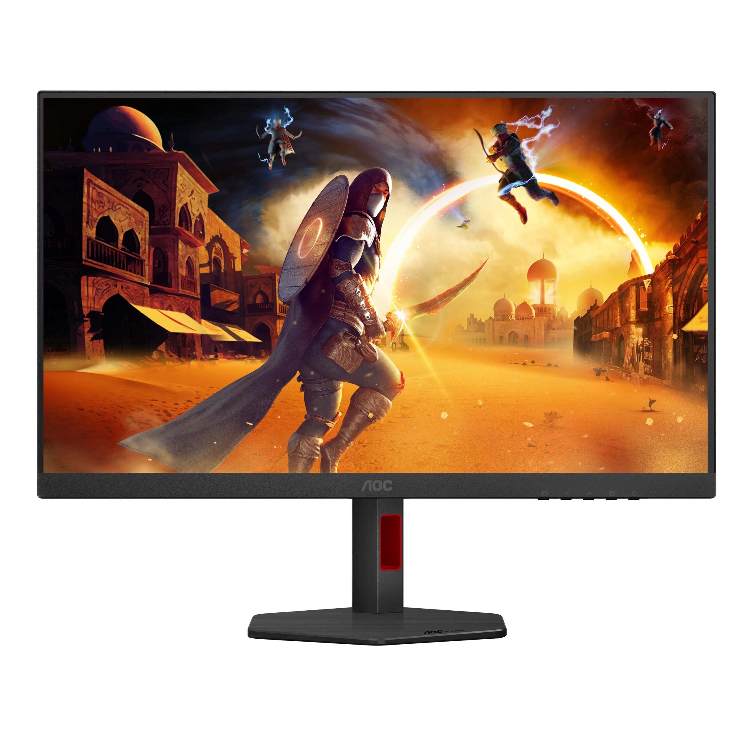 AOC | U27G4R | 27 " | Fast IPS | UHD | 16:9 | 120 Hz | 1 ms | 3840 x 2160 pixels | 400 cd/m² | HDMI ports quantity 2 | Black - Image 3