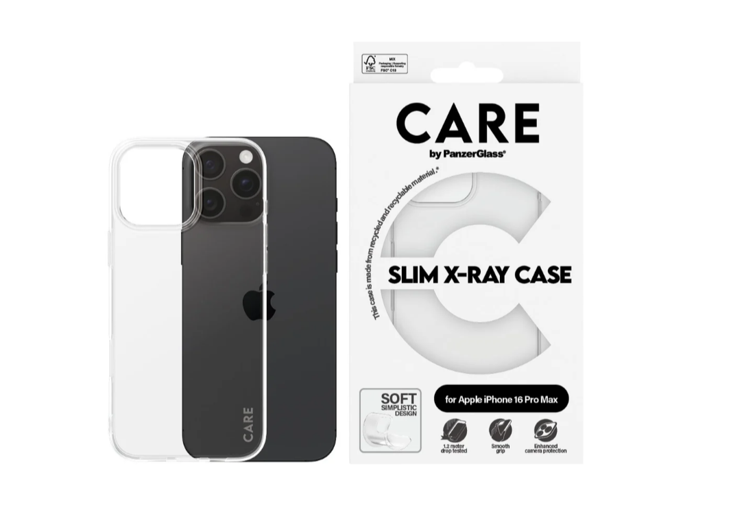 CARE Fashionable Case | Back cover | Apple | iPhone 16 Pro Max | Recycled plastic | Transparent | X-Ray Soft Basic - Image 6