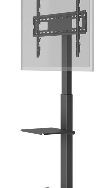 Goobay Floor stand | TV Floor Stand Basic, Size L | Swivel | 37-70 " | Maximum weight (capacity) 40 kg | Black