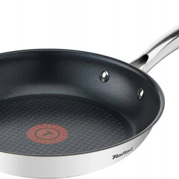 TEFAL Pan | G7320434 Duetto+ | Frying | Diameter 24 cm | Suitable for induction hob | Fixed handle | Black/Silver
