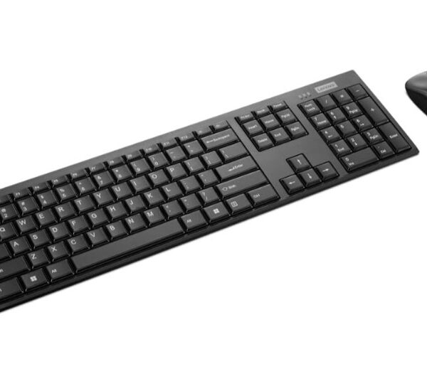Lenovo 100 Wireless Combo Keyboard and Mouse | Keyboard and Mouse Set | Wireless | Mouse included | US Euro | Black