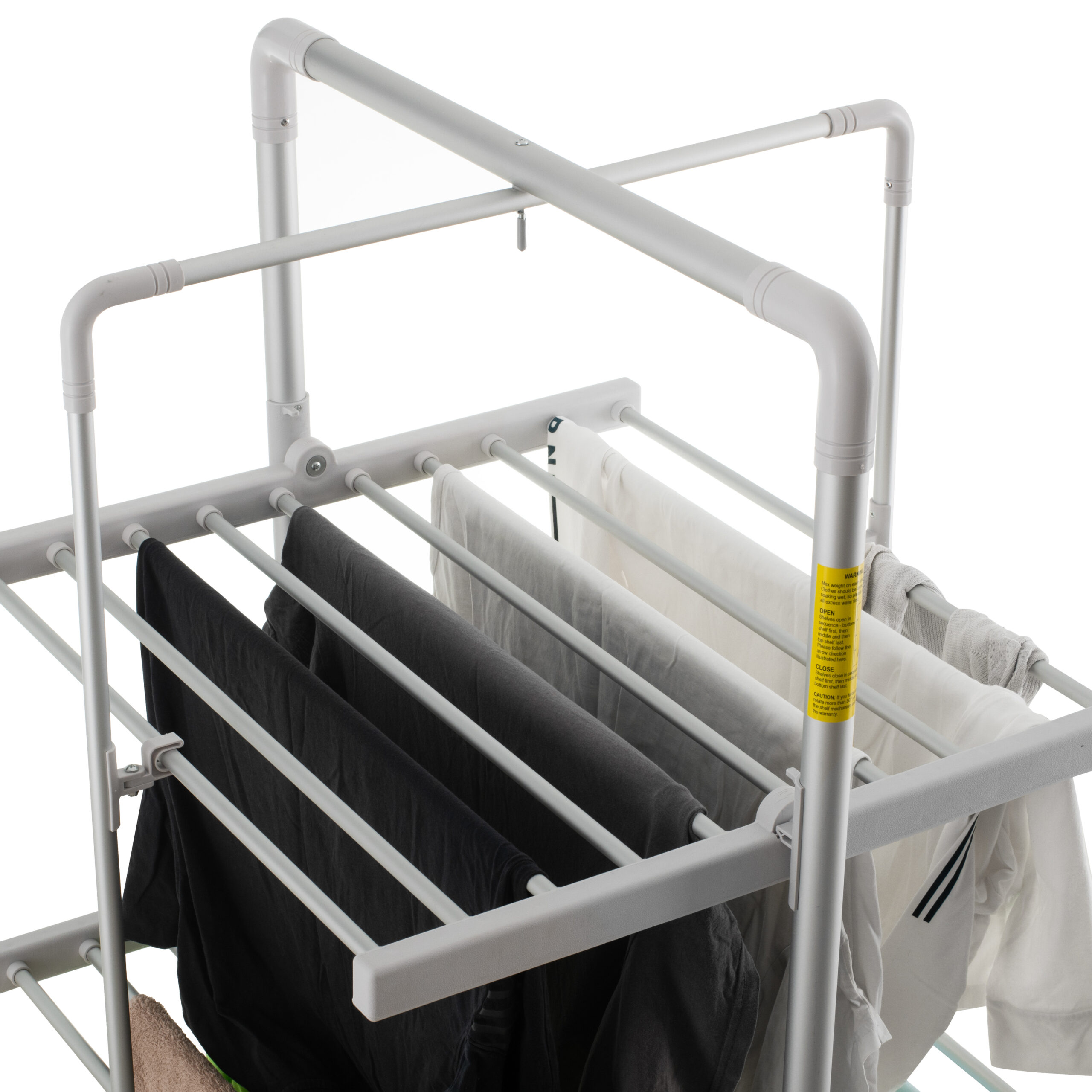 Adler | Foldable Electric Clothes Dryer | AD 7829 | 300 W | Silver/White - Image 3