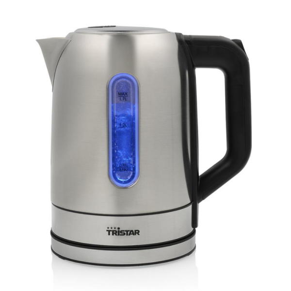 Tristar Kettle | WK-1344 | Electric | 2200 W | 1.7 L | Stainless steel | 360° rotational base | Silver