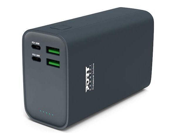 PORT CONNECT External USB-C battery PD | 26800 mAh | Blue