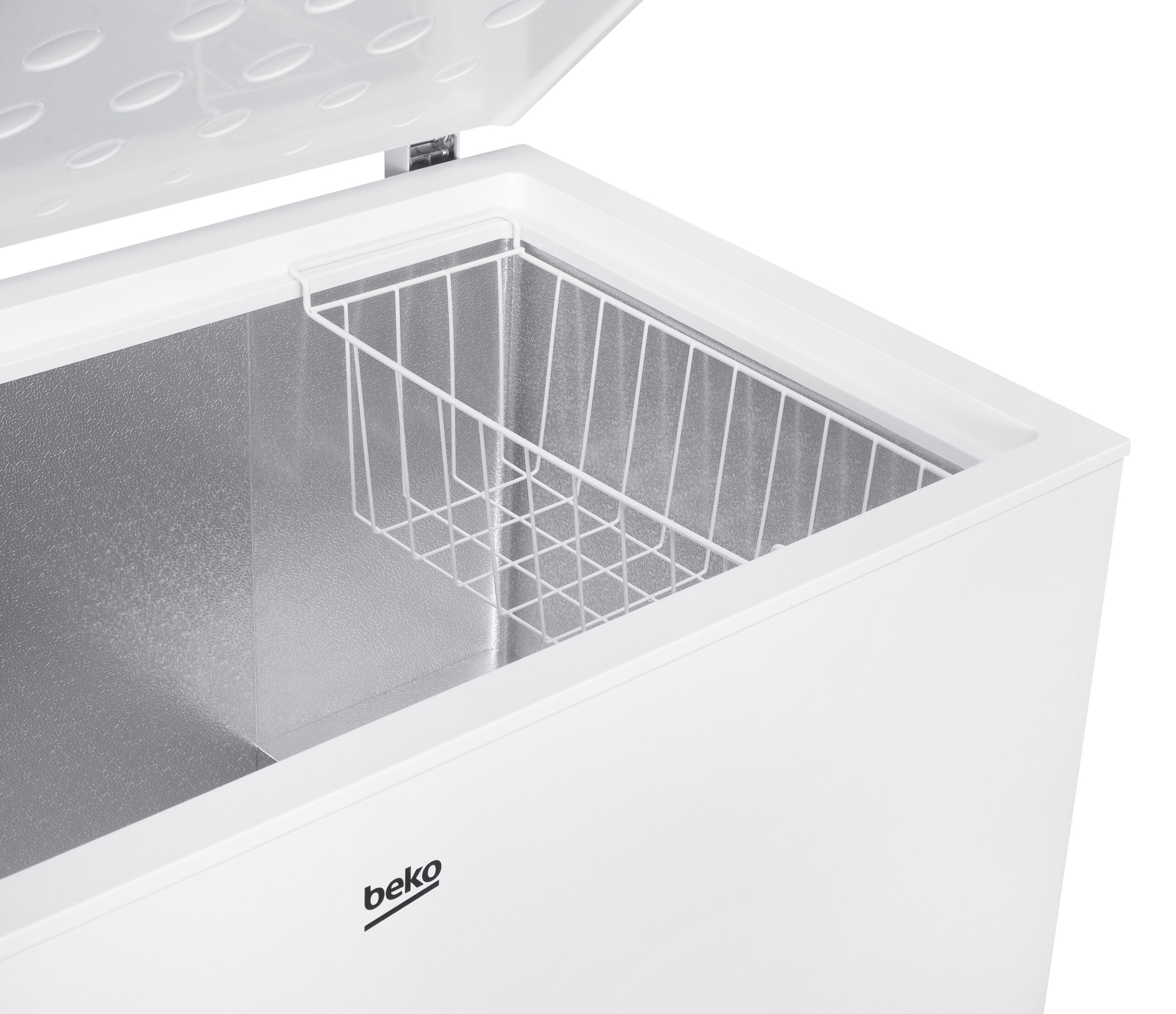 BEKO Freezer | CF380EWN | Energy efficiency class E | Chest | Free standing | Height 85 cm | Total net capacity 371 L | White - Image 3