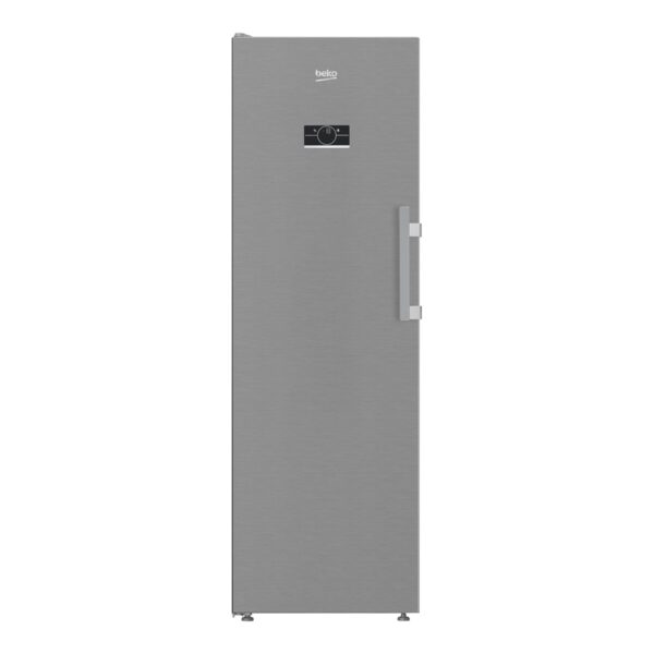 BEKO Freezer | B5RMFNE314X | Energy efficiency class E | Upright | Free standing | Height 186.5 cm | Total net capacity 286 L | No Frost system | Grey
