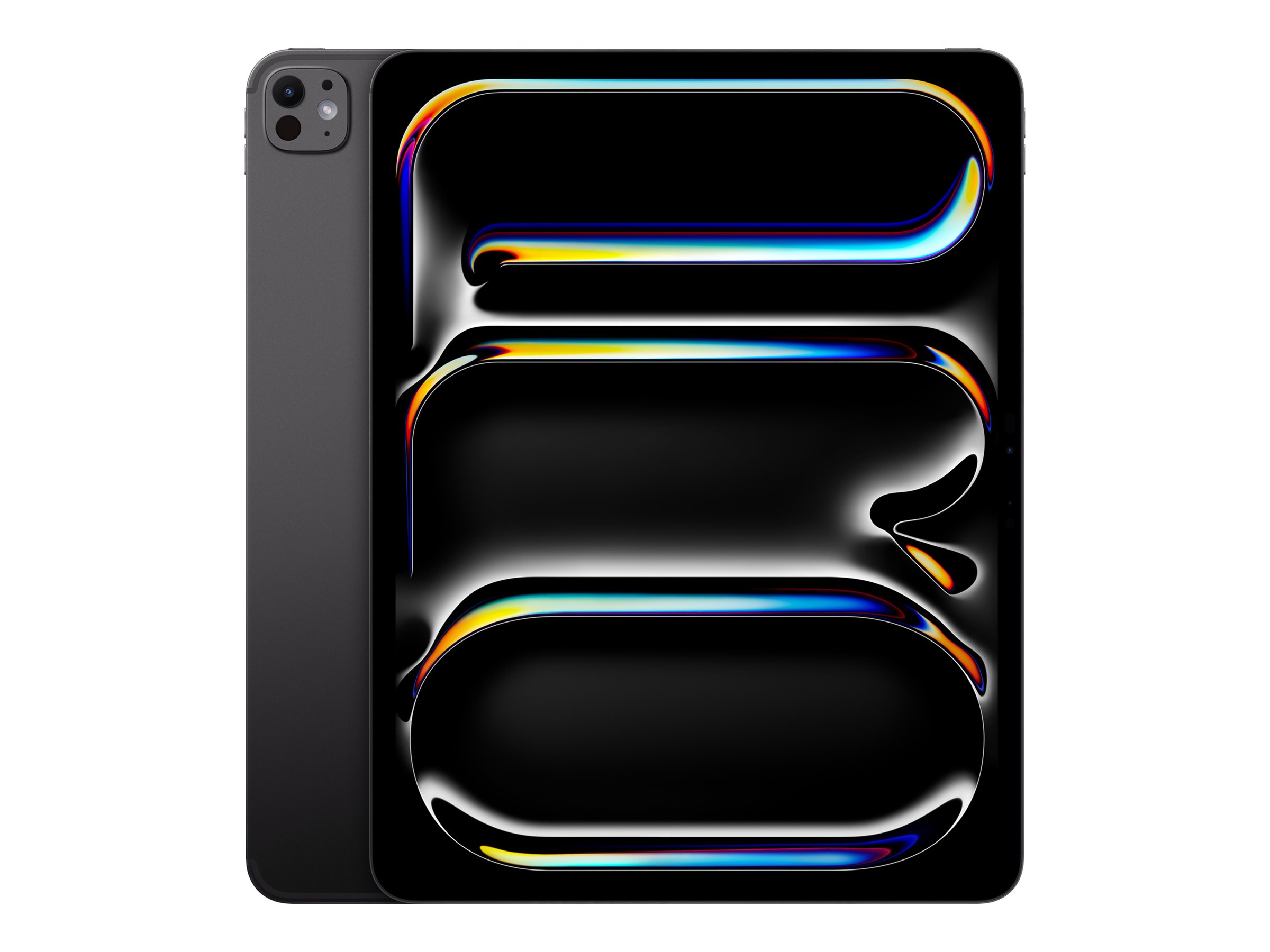Apple | iPad Pro | 13 " | Space Black | OLED, Ultra Retina XDR | 2752 x 2064 pixels | Apple M5 | 12 GB | 256 GB | Wi-Fi | Front camera | 12 MP | Rear camera | 12 MP | Bluetooth | 6 | iPadOS | USB-C charging cable