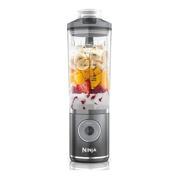 NINJA Blast Max Blender | BC251EUGY | Portable | Jar material BPA-free | Jar capacity 0.57 L | Ice crushing | Cool Grey
