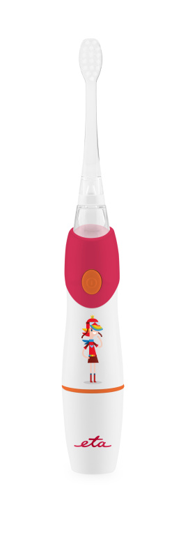 ETA Toothbrush | Sonetic ETA071090030 | Battery operated | For kids | Number of brush heads included 2 | Number of teeth brushing modes 1 | Red/White - Image 3