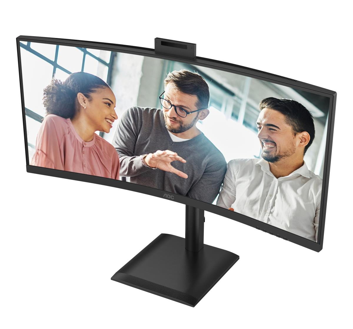 AOC | CU34E4CW | 34 " | VA | UWQHD | 120 Hz | 4 ms | 3440 x 1440 pixels | 350 cd/m² | HDMI ports quantity 2 | Black - Image 11