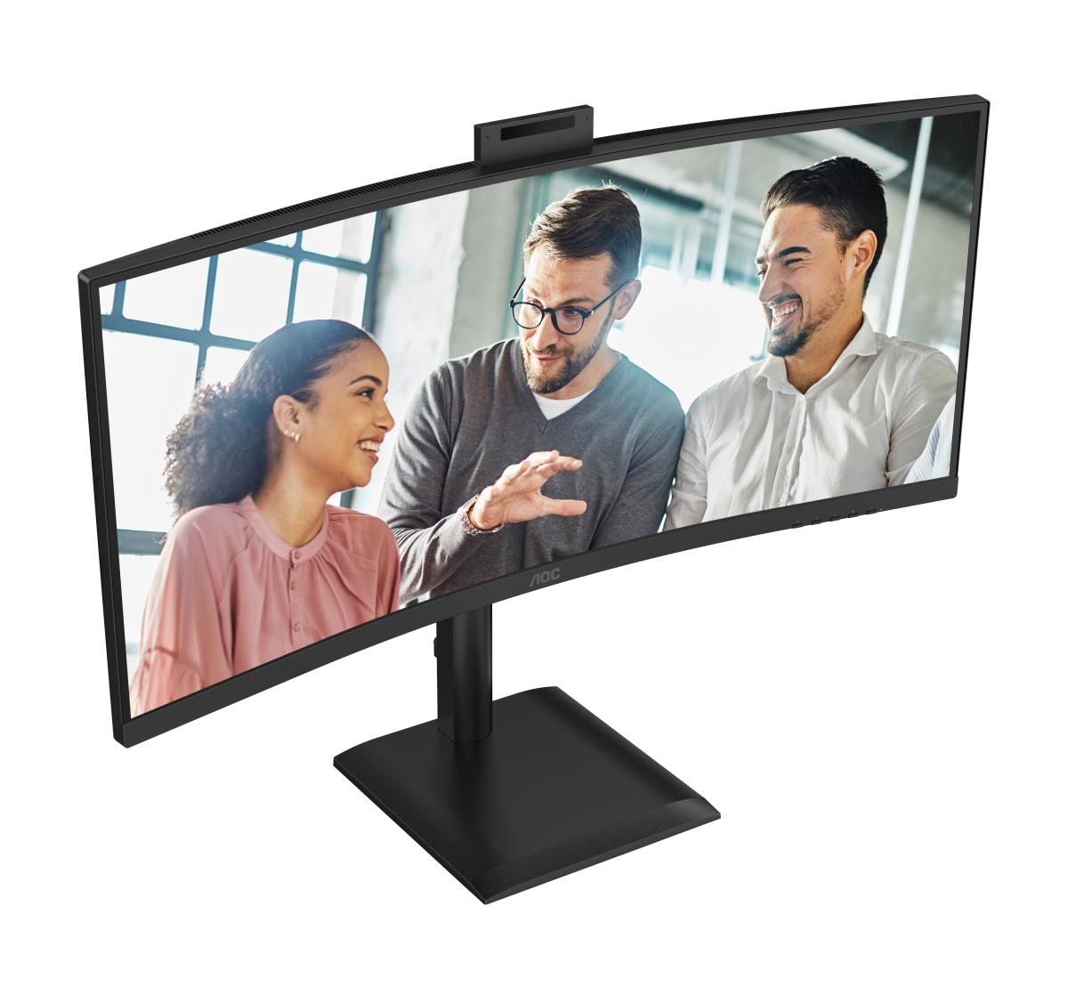 AOC | CU34E4CW | 34 " | VA | UWQHD | 120 Hz | 4 ms | 3440 x 1440 pixels | 350 cd/m² | HDMI ports quantity 2 | Black - Image 29