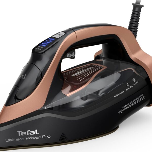 TEFAL | Steam Iron | Ultimate Power Pro FV9E50E0 | Steam Iron | 3200 W | Water tank capacity 350 ml | Continuous steam 85 g/min | Steam boost performance 300 g/min
