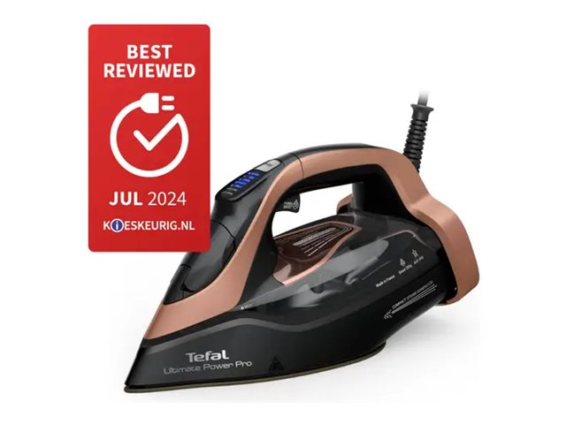 TEFAL | Steam Iron | Ultimate Power Pro FV9E50E0 | Steam Iron | 3200 W | Water tank capacity 350 ml | Continuous steam 85 g/min | Steam boost performance 300 g/min - Image 3