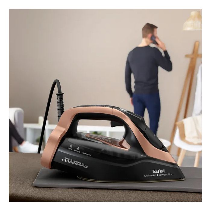 TEFAL | Steam Iron | Ultimate Power Pro FV9E50E0 | Steam Iron | 3200 W | Water tank capacity 350 ml | Continuous steam 85 g/min | Steam boost performance 300 g/min - Image 4