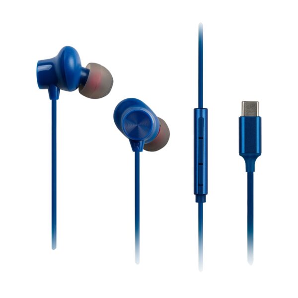 Panasonic Earphones | RP-TCM225DEA | Wired | In-Ear | Microphone | Blue