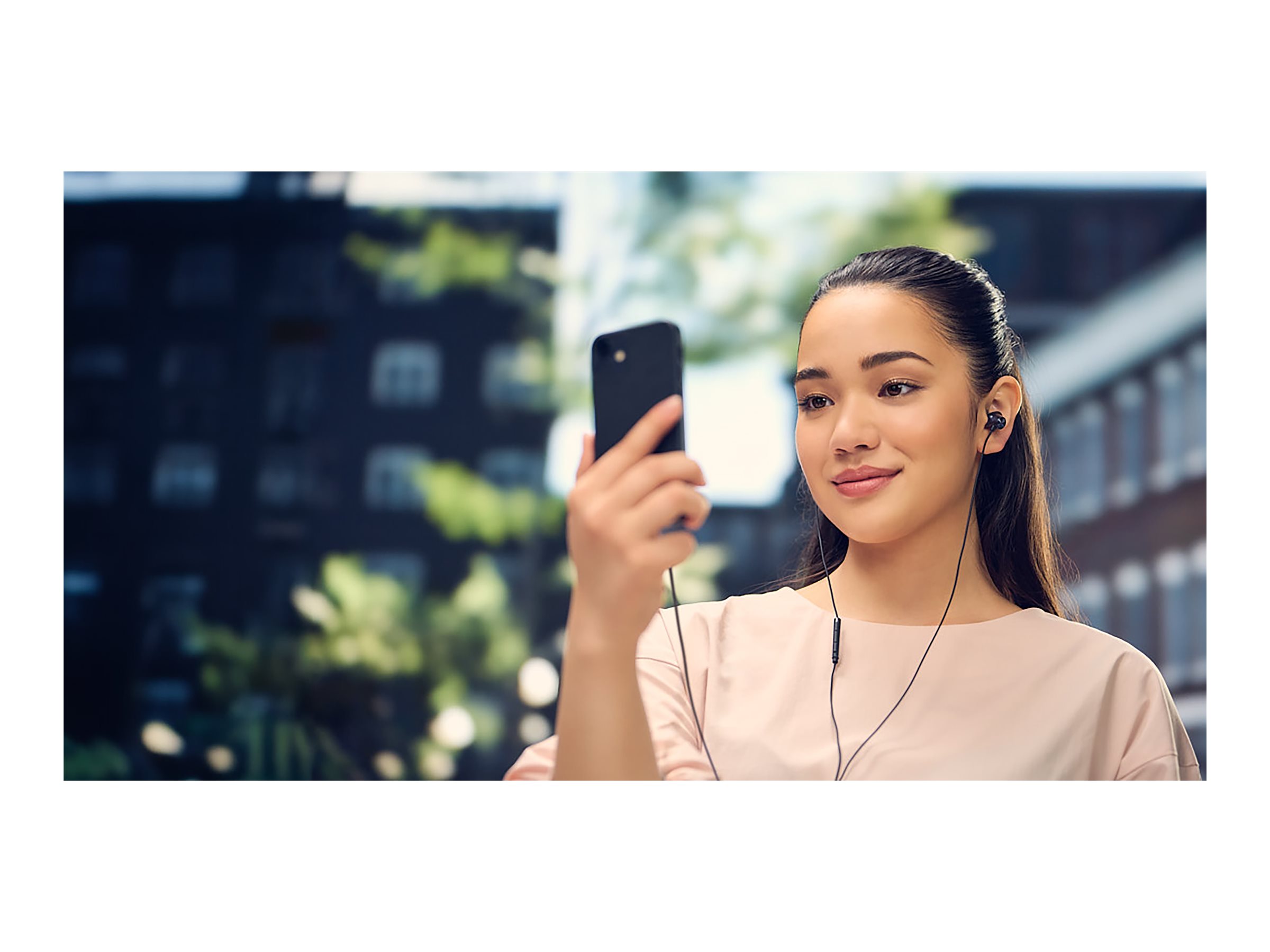 Panasonic Earphones | RP-TCM225DEK | Wired | In-Ear | Microphone | Black - Image 2