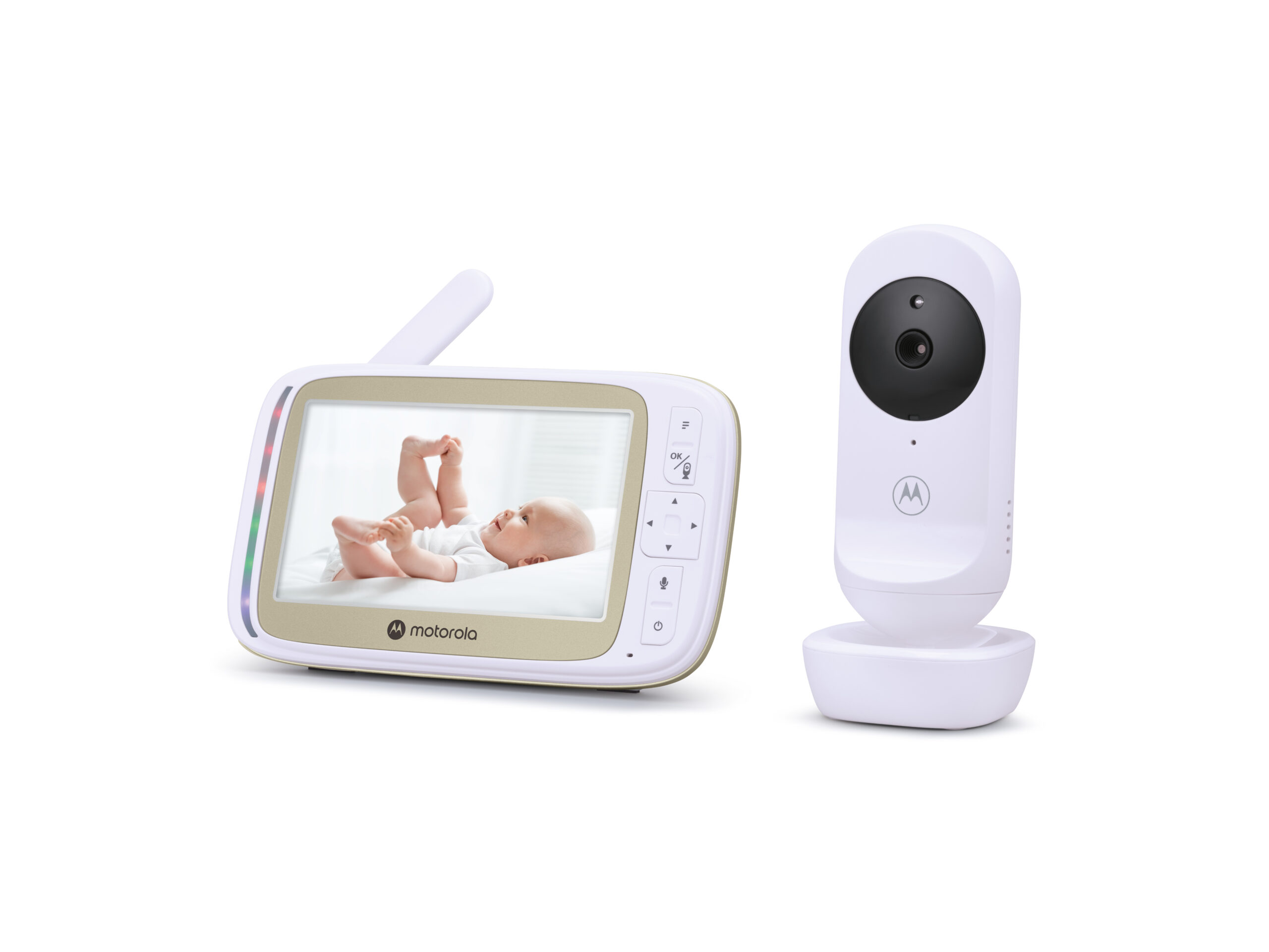 Motorola 5.0” Wi-Fi Video Baby Monitor with Stargrip Crib Mount | VM45 Connect | White - Image 5