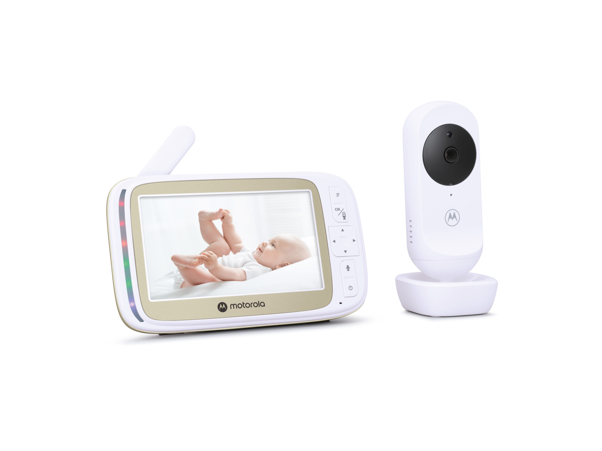 Motorola 5.0” Wi-Fi Video Baby Monitor with Stargrip Crib Mount | VM45 Connect | White - Image 6