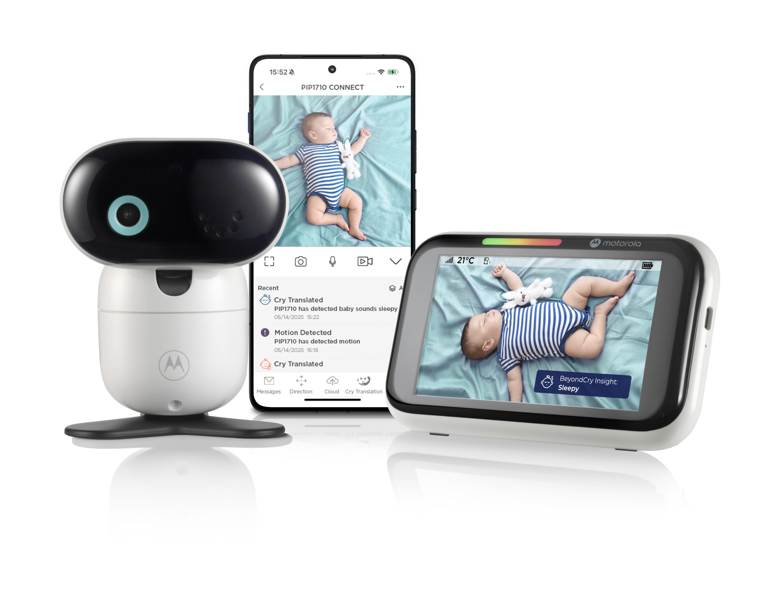 Motorola 5" Monitor With AI and Stargrip | PIP1710 Connect - Image 2