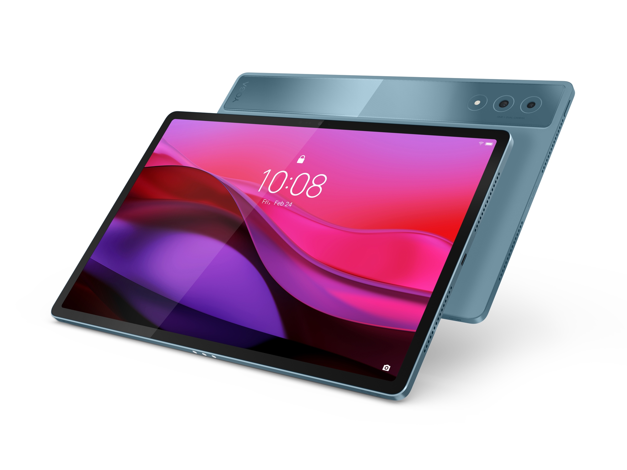 Lenovo | Yoga Tab Plus Wi-Fi (without power adapter) | ZAEG0018NL | 12.7 " | Tidal Teal | LTPS | 2944 x 1840 pixels | Qualcomm | Snapdragon 8 Gen 3 Mobile Platform | 16 GB | Soldered LPDDR5x | 256 GB | Wi-Fi | Front camera | 13 MP | Rear camera | 13 MP | Bluetooth | 5.4 | Android | 14 or Later | Warranty 24 month(s) | Lenovo 2-in-1 Keyboard Pack + Lenovo Tab Pen Pro - Image 5