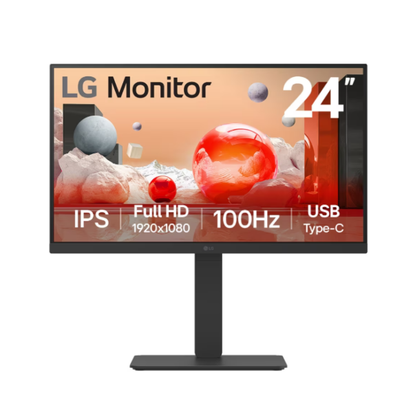 LG | 24BA750-B | 23.8 " | IPS | FHD | 16:9 | 100 Hz | 5 ms | 1920 x 1080 pixels | 200 cd/m² | HDMI ports quantity 1 | Black