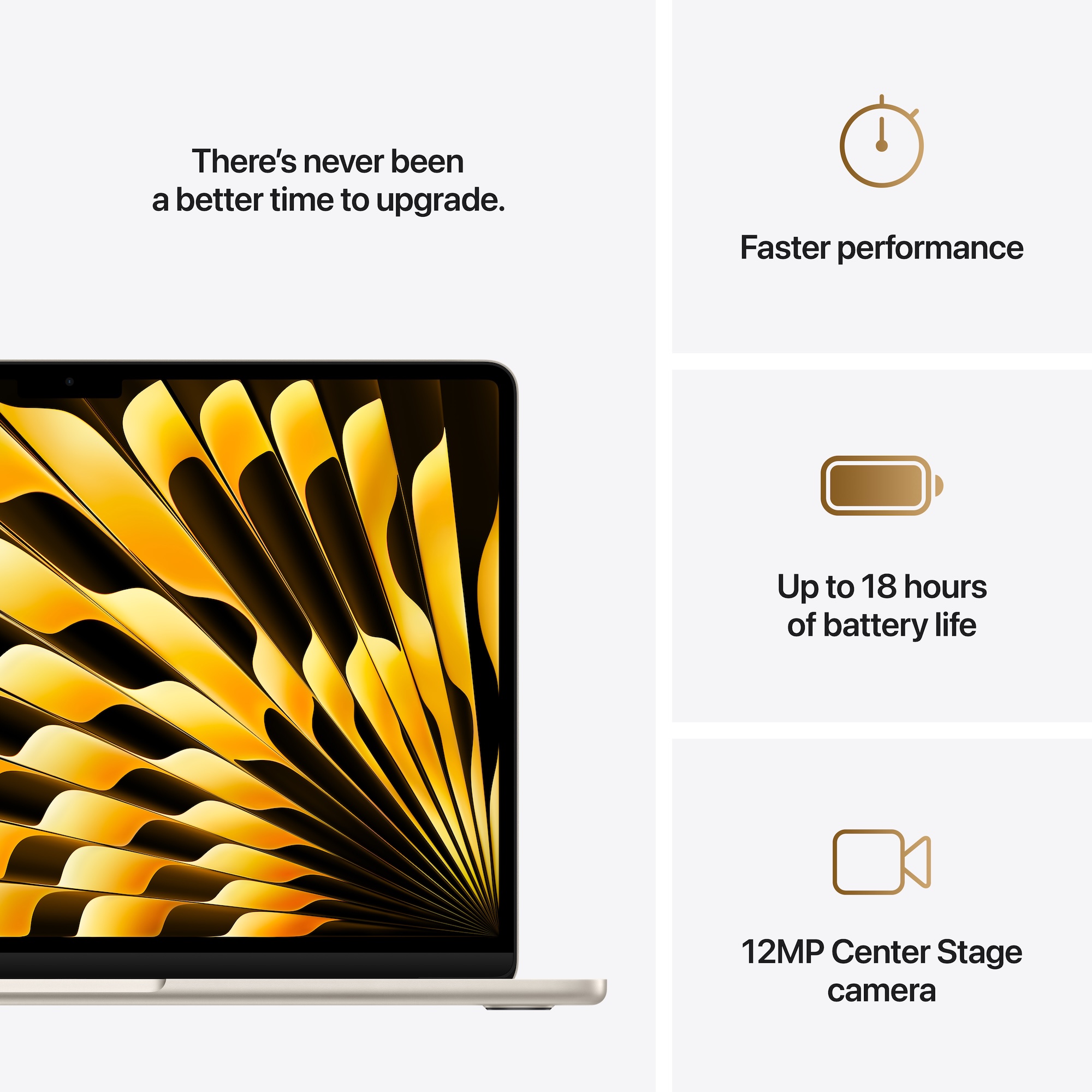Apple MacBook | Air | Starlight | 13 " | 2560 x 1664 pixels | Apple M4 | 16 GB | Solid-state drive capacity 512 GB | Apple M4 chip 10-core CPU/10-core GPU | macOS | 802.11ax | Bluetooth version 5.0 | Keyboard language English | Keyboard backlit - Image 6