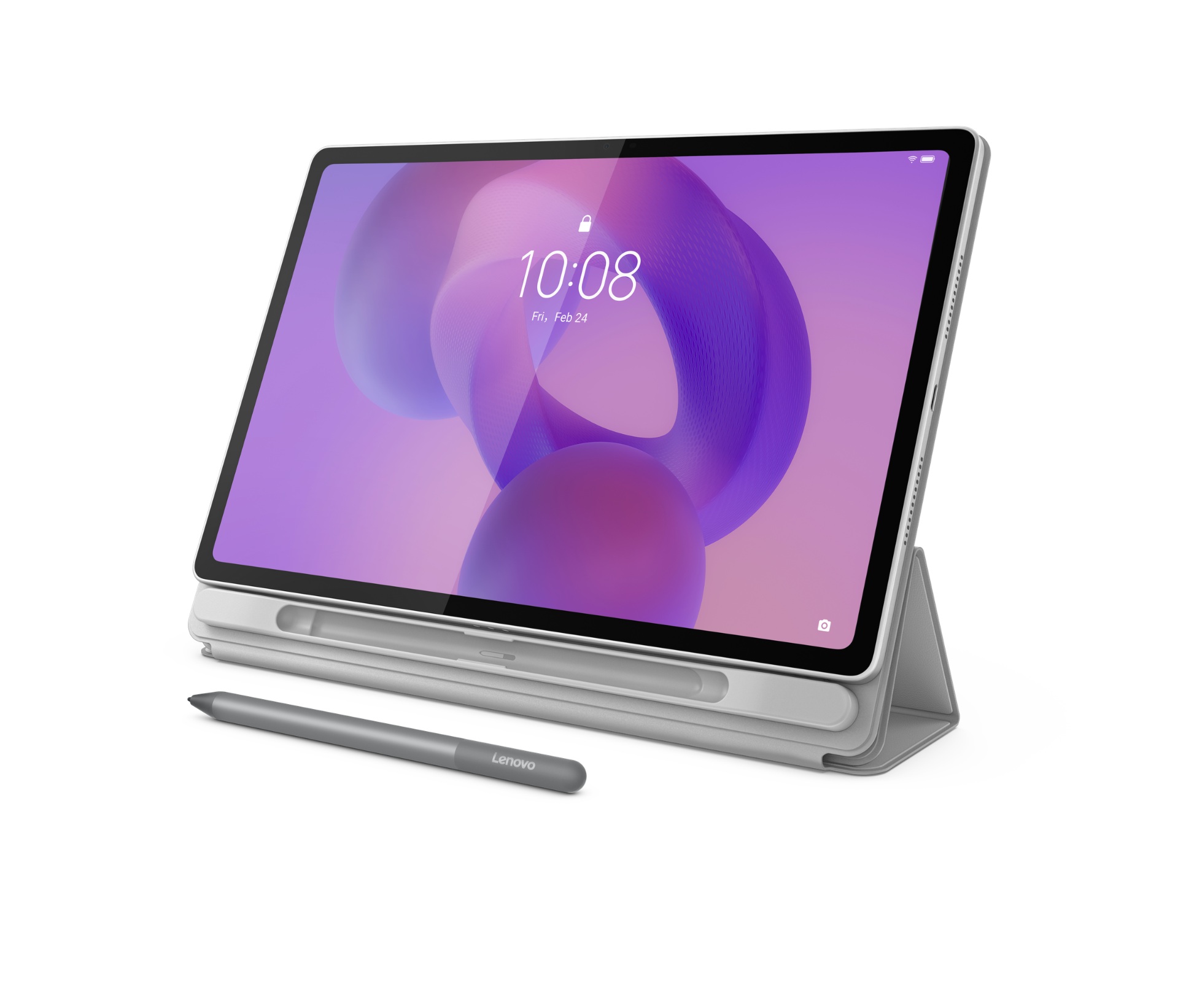 Lenovo | Folio Case For Idea Tab Plus | Cloud Grey - Image 3