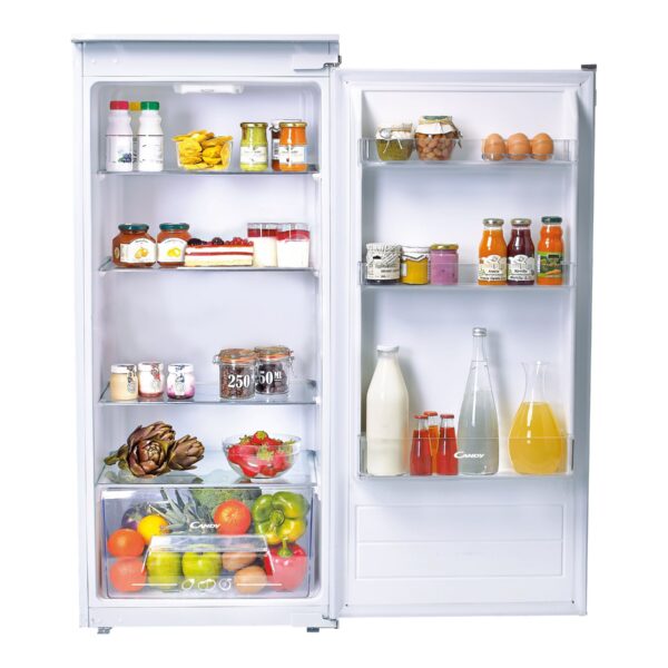 Candy | Refrigerator | CIL 220 EE/N | Energy efficiency class E | Built-in | Larder | Height 122.1 cm | Fridge net capacity 197 L | 39 dB | White