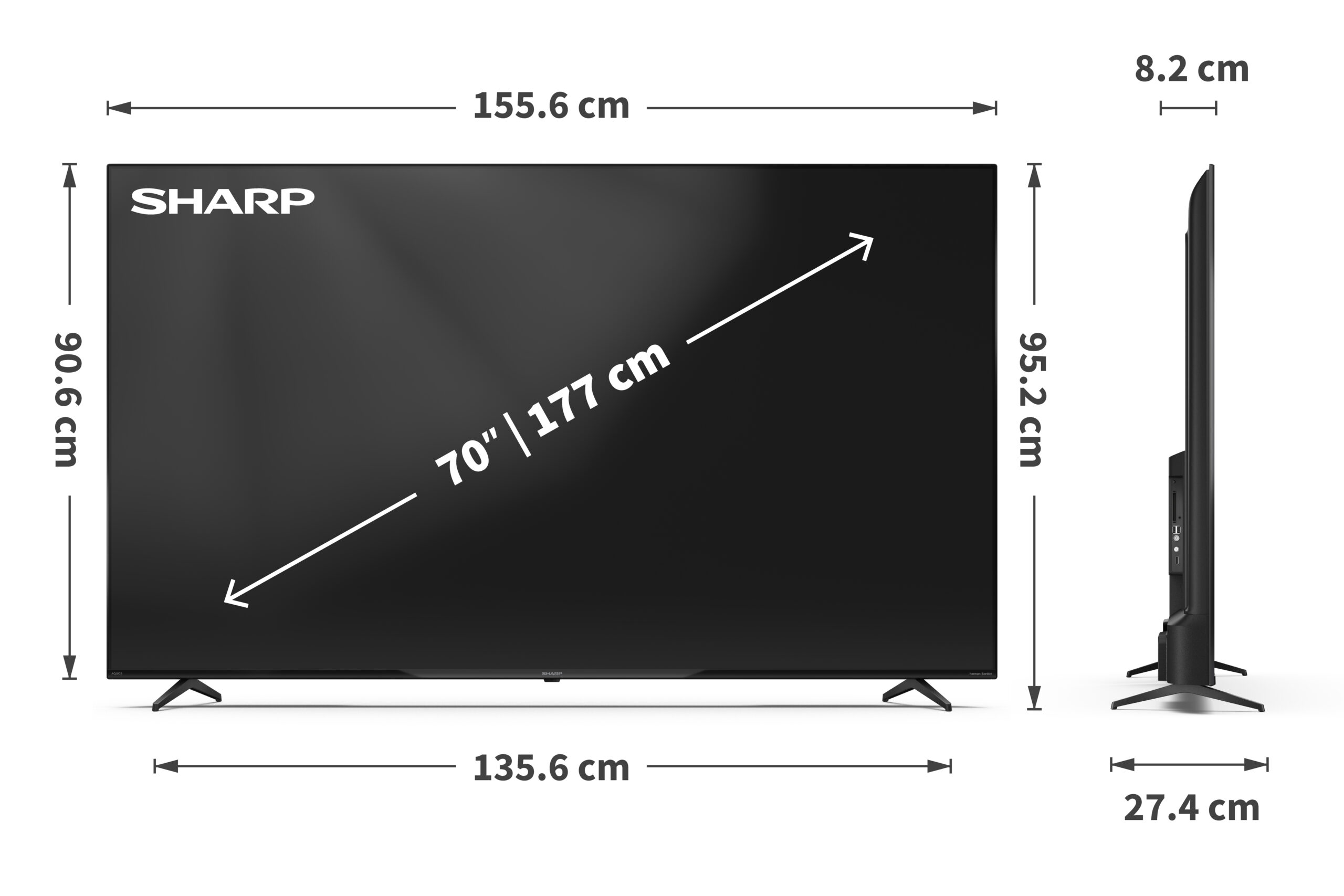 Sharp 70HP5265E | 70 | Smart TV | Google TV | UHD - Image 9
