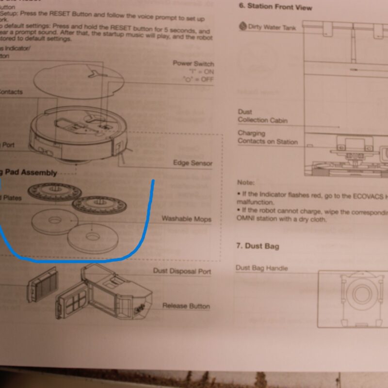 SALE OUT. Ecovacs DEEBOT T50 MAX PRO OMNI Vacuum cleaner, Robot, Wet&Dry, 18500Pa, TruEdge 2.0, ZeroTangle 2.0, YIKO GPT, Black + Auto-empty | SALE OUT. SALE OUT. Ecovacs Robotic Vacuum Cleaner | DEEBOT T50 MAX PRO OMNI | Wet&Dry | Dust capacity 0.35 L | 18500 Pa | Black | UNPACKED, MISSING MOPPING PAD PLATES AND WASHABLE MOPS - Image 3