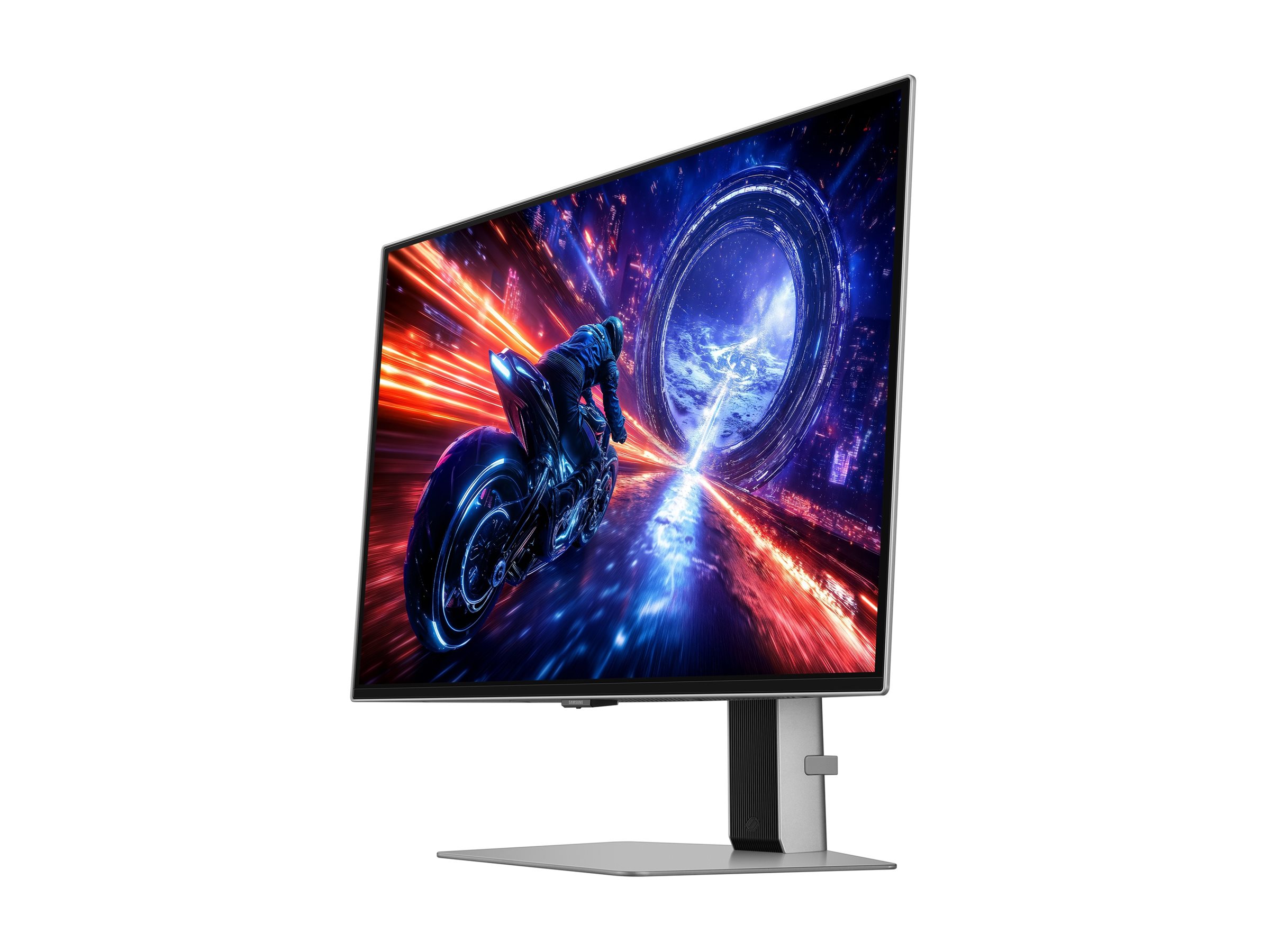 Samsung | LS27FG602SUXEN | 27 " | OLED | QHD | 16:9 | 500 Hz | 0.03 ms | 2560 x 1440 pixels | 300 cd/m² | HDMI ports quantity 2 | Silver - Image 4