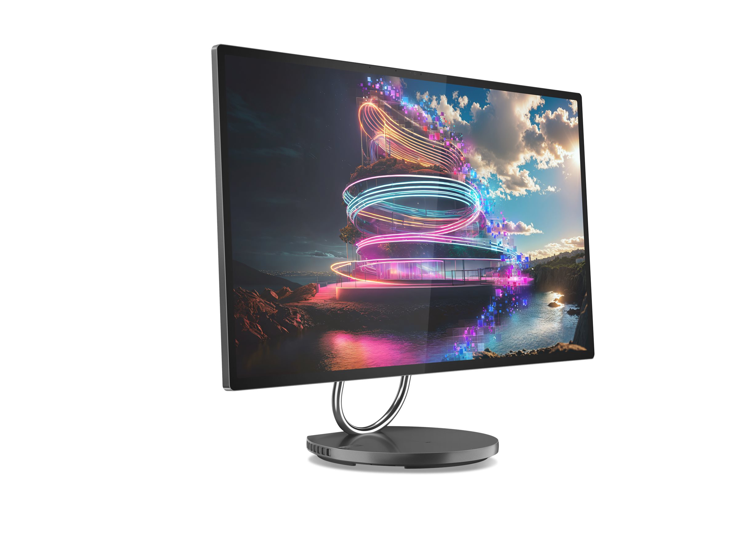 Lenovo Yoga AIO 32ILL10 31.5 UHD ULT7-258V/32GB/1TB/NVIDIA GF RTX 4050 6GB/WIN11 Pro/Nordic kbd/2Y Warranty | Lenovo Yoga | AIO 32ILL10 | Desktop | AIO | 31.5 " | Inte Core Ultra 7 | 258V | 32 GB | Soldered LPDDR5x | 1000 GB | NVIDIA GeForce RTX 4050 | Nordic | Windows 11 Pro | Warranty 24 month(s) - Image 4