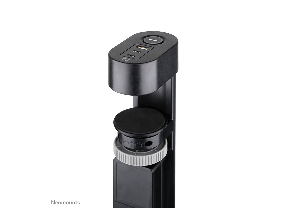 Neomounts | Desk socket with clamp and USB-C and USB-A ports - Quick charge | DS22-840BL6 | Black - Image 7