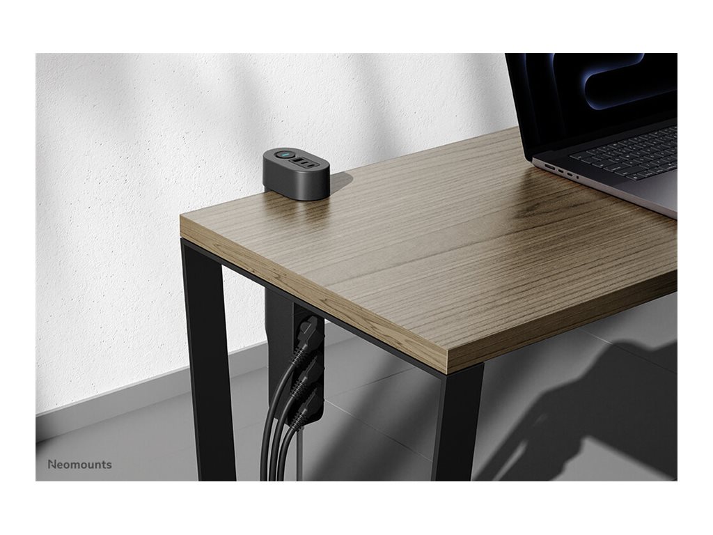 Neomounts | Desk socket with clamp and USB-C and USB-A ports - Quick charge | DS22-840BL6 | Black - Image 14