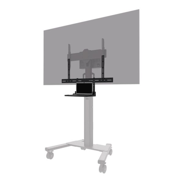 Neomounts Floor stand | AV45-500BL Laptop Shelf Kit | Height adjustment | 43-110 " | Maximum weight (capacity) 2.5 kg | Black
