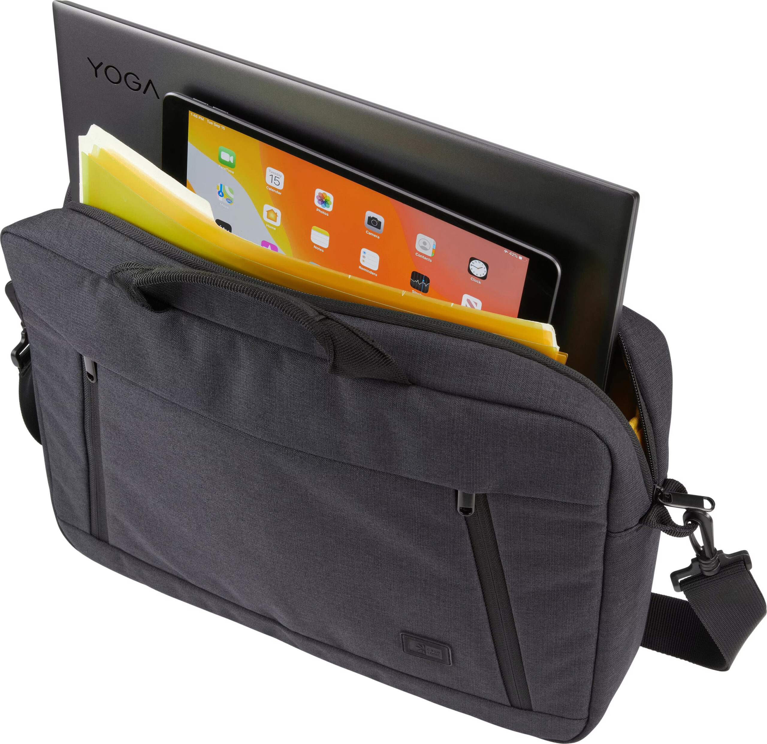 Case Logic Huxton | Fits up to size 16 " | Laptop attaché | Black | Shoulder strap - Image 8