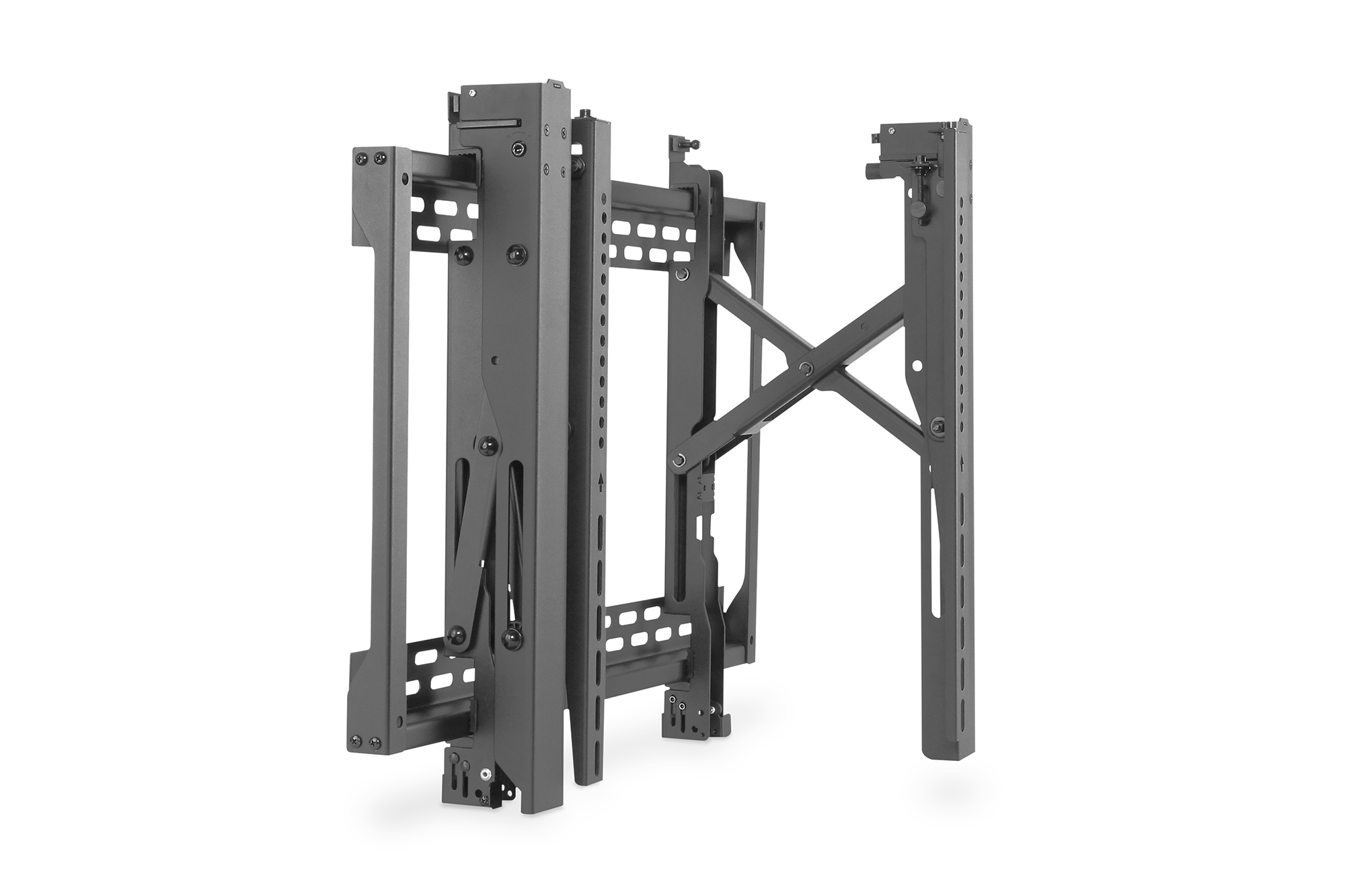 Digitus Wall mount | DA-90446 Pop-Out Video Monitor Mount | Adjustable Height, Tilt | 45-70 " | Maximum weight (capacity) 70 kg | Black - Image 4