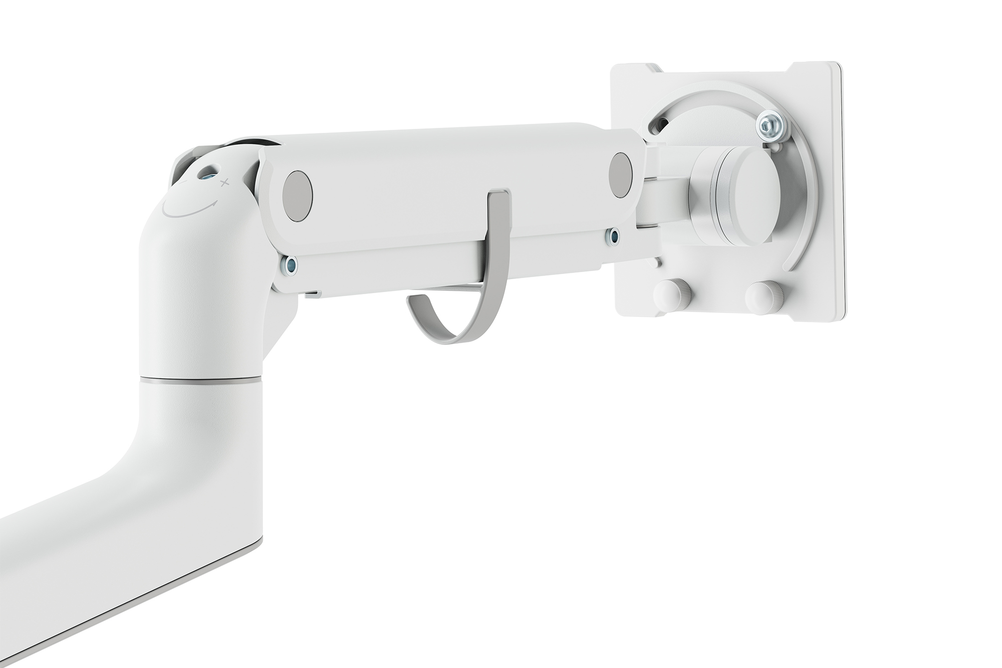 Digitus Desk Mount | DA-90476 Single Monitor Mount | Height, tilt, pivot, rotation, depth | 57 " | Maximum weight (capacity) 27 kg | White - Image 3