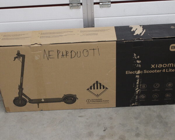 SALE OUT. Xiaomi Electric Scooter 4 Lite EU | Xiaomi Electric Scooter 4 Lite EU | 300 W | 25 km/h | 8.5 " | 3 month(s) | Black | USED , SCRATCHED, DIRTY, DAMAGED PACKAGING