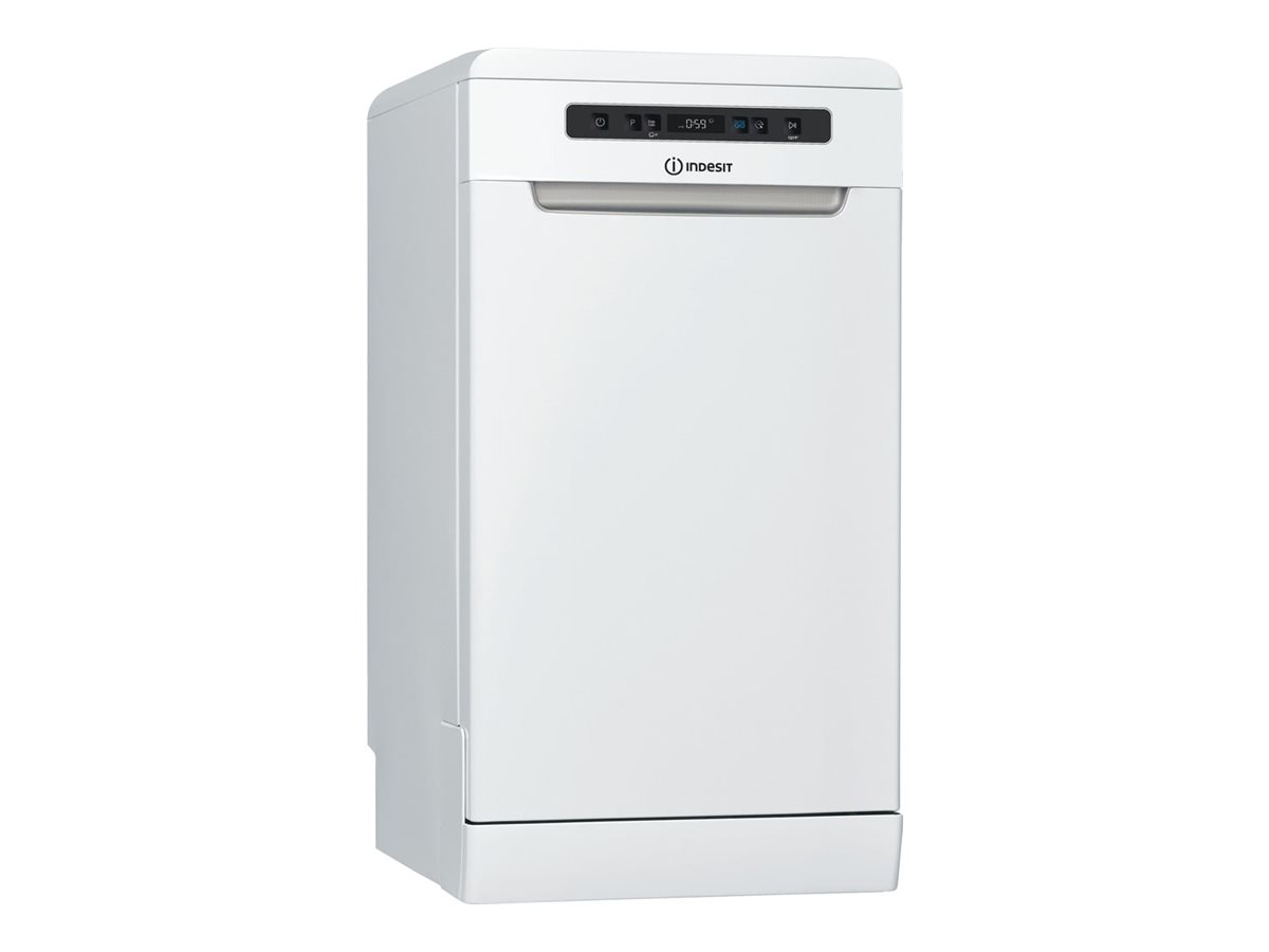 Dishwasher | DSFO 3T224 C | Free standing | Width 45 cm | Number of place settings 10 | Number of programs 9 | Energy efficiency class E | Display | White - Image 2