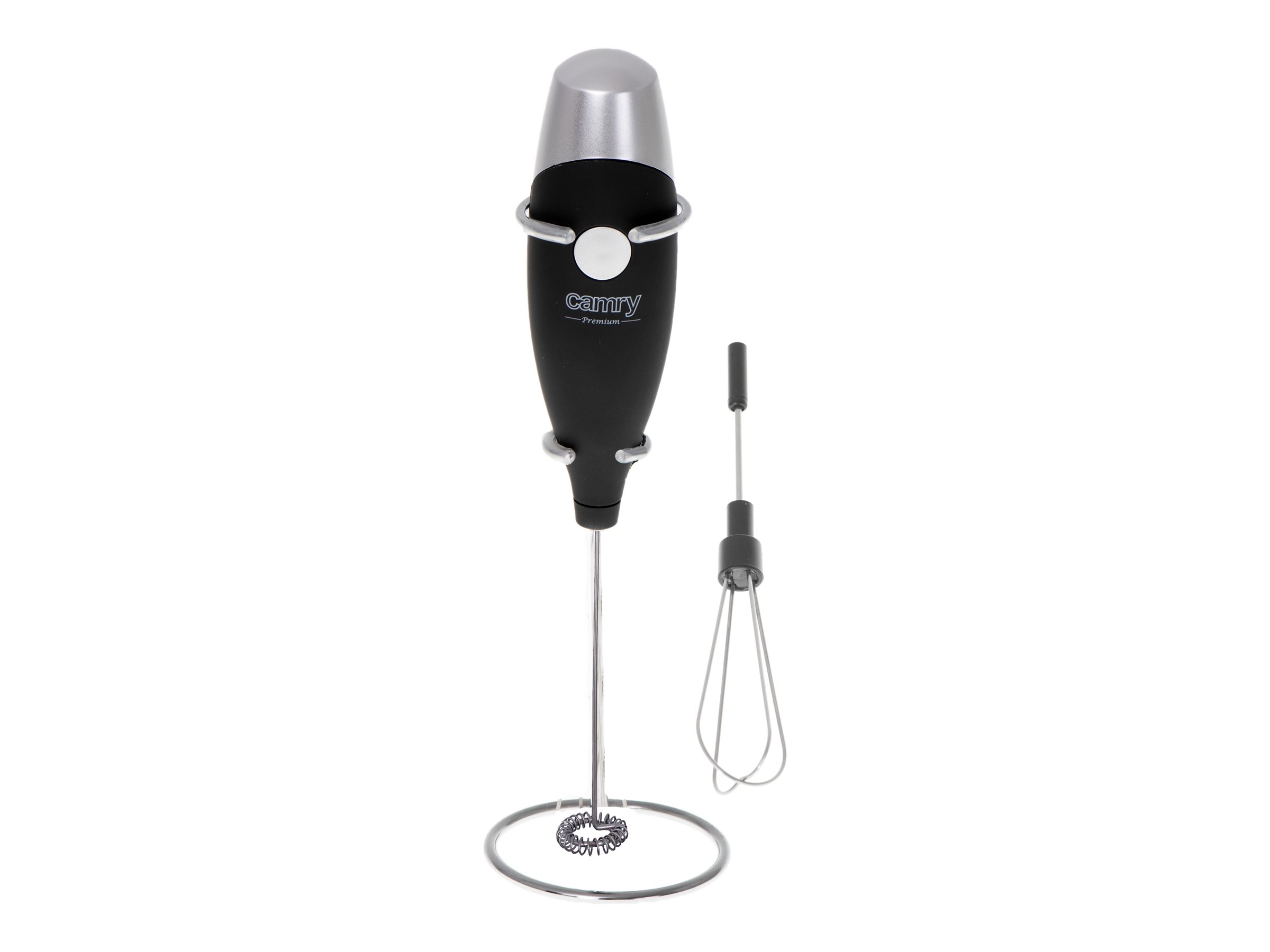 Camry | Milk Frother | CR 4501 | Milk frother | Black/Stainless Steel - Image 2