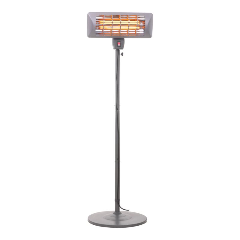 Camry | Standing Heater | CR 7737 | Patio heater | 2000 W | Number of power levels 2 | Suitable for rooms up to 14 m² | Grey | IP24