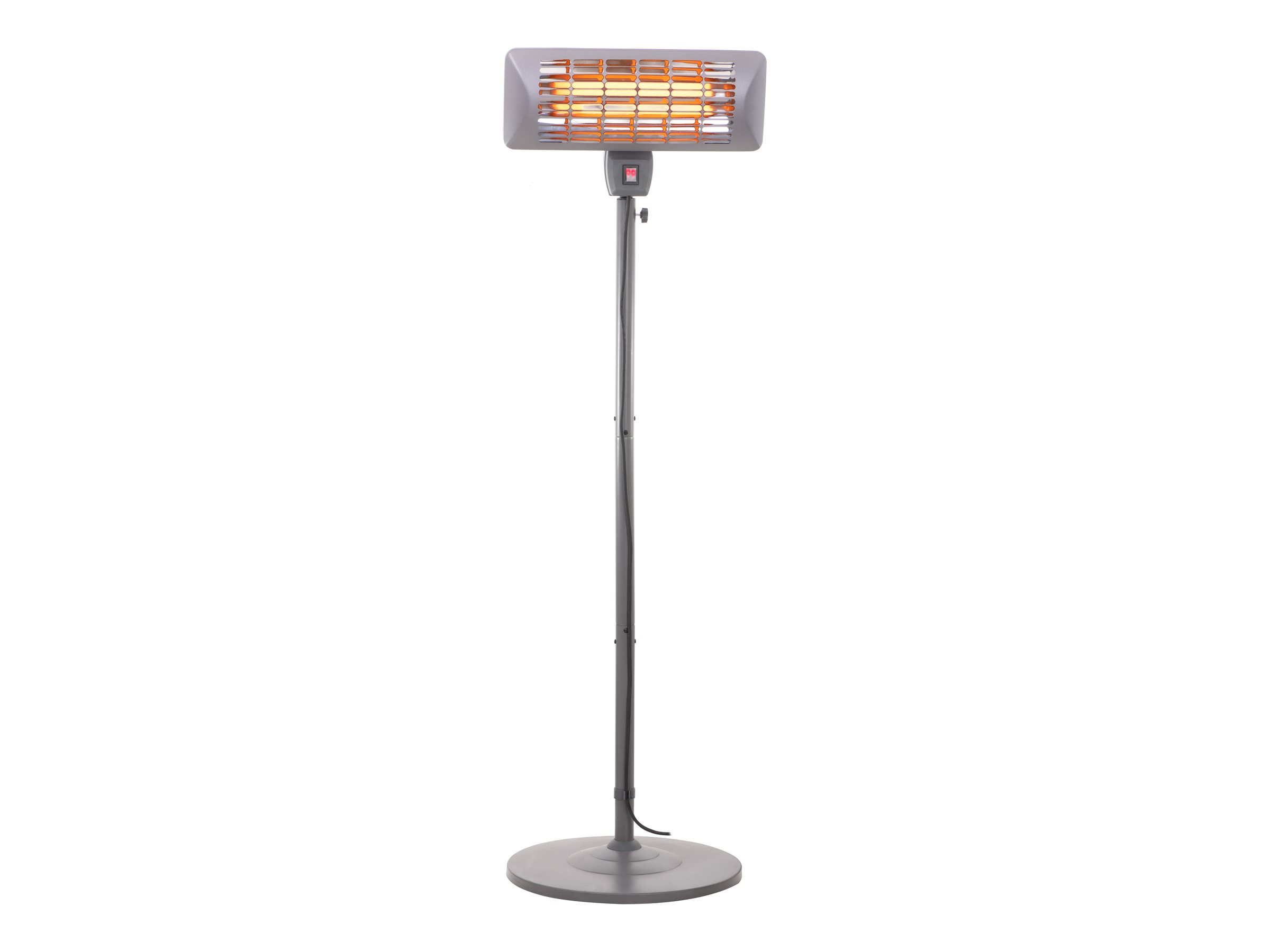 Camry | Standing Heater | CR 7737 | Patio heater | 2000 W | Number of power levels 2 | Suitable for rooms up to 14 m² | Grey | IP24 - Image 2